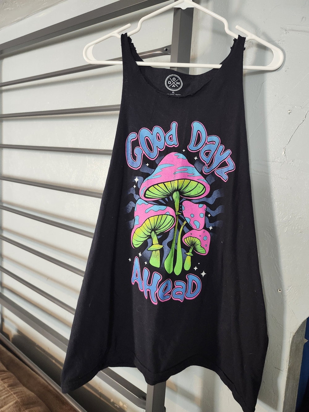Good Dayz Ahead Black Graphic Tank Top